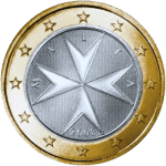 Монета 1 euro Мальта