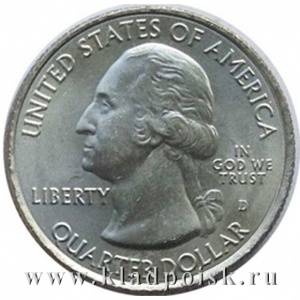 Серия 25 центовых монет (квотеры) Национальные парки США
