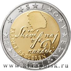 Монета 2 Евро Словения
