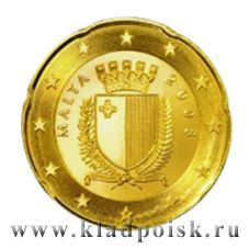 Монета 20 cent Мальта