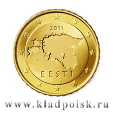 Монета 10 cent Эстония