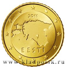 Монета 50 cent Эстония